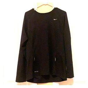 NIKE DRI-FIT LONG SLEEVE (Blue)